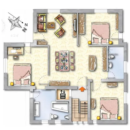 Seeperle49 - Besonders, Stilvoll Mit Eigenem Badestrand Appartement *